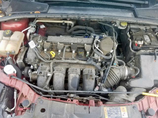 1FADP3J24FL381976 - 2015 FORD FOCUS TITA MAROON photo 7