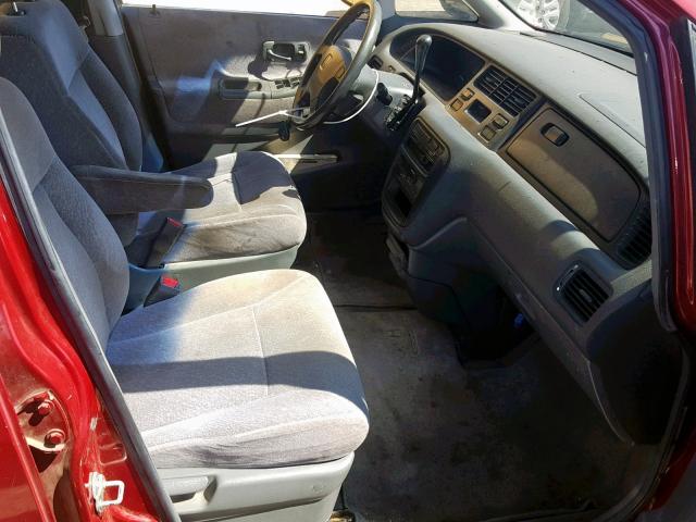 JHMRA1867SC030504 - 1995 HONDA ODYSSEY LX RED photo 5