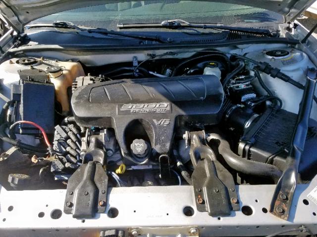 2G2WP522641146015 - 2004 PONTIAC GRAND PRIX SILVER photo 7