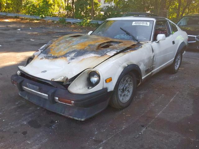 JN1CZ04S4BX606087 - 1981 DATSUN 280ZX WHITE photo 2