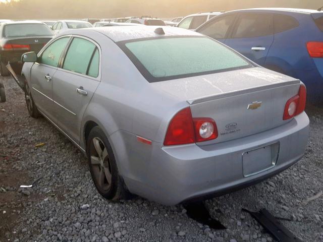 1G1ZC5E02CF291910 - 2012 CHEVROLET MALIBU 1LT 银色 照片 3