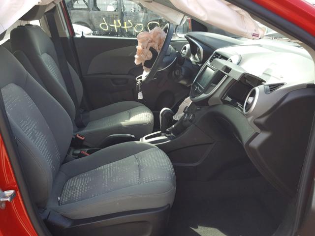 1G1JB5SHXH4164996 - 2017 CHEVROLET SONIC LS 红色 照片 5