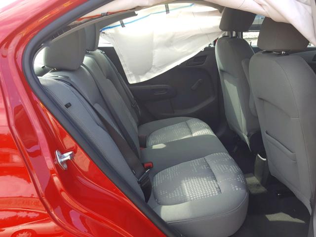 1G1JB5SHXH4164996 - 2017 CHEVROLET SONIC LS 红色 照片 6