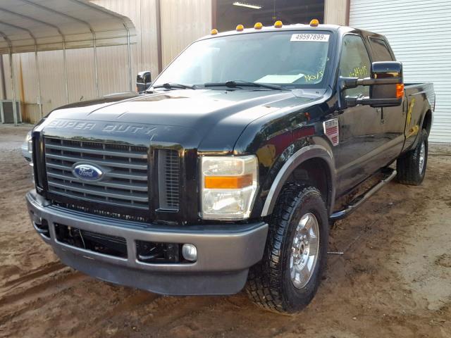 1FTWW31R98EA48084 - 2008 FORD F350 SRW S BLACK photo 2