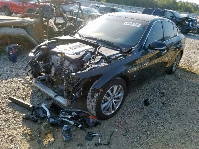 JN1BV7AP6FM333385 - 2015 INFINITI Q50 BASE BLACK photo 2