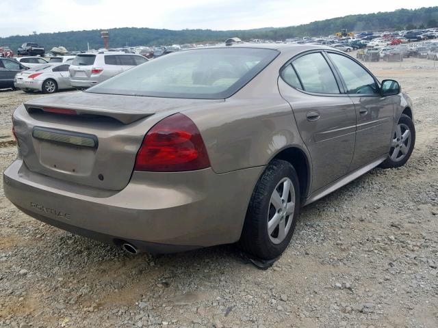 2G2WP552671231758 - 2007 PONTIAC GRAND PRIX TAN photo 4