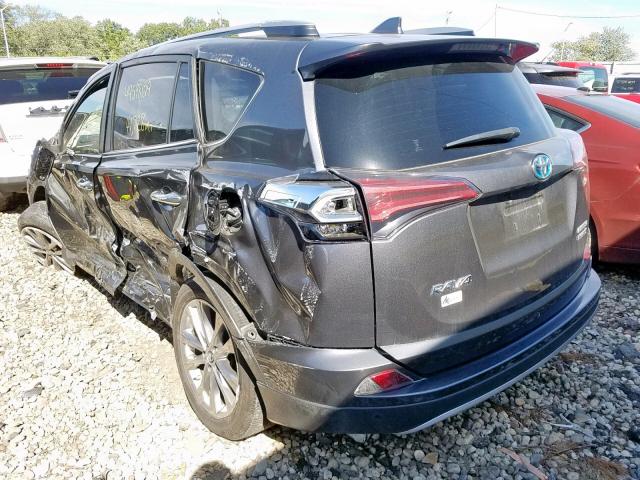 JTMDJREV6JD182711 - 2018 TOYOTA RAV4 HV LI CHARCOAL photo 3