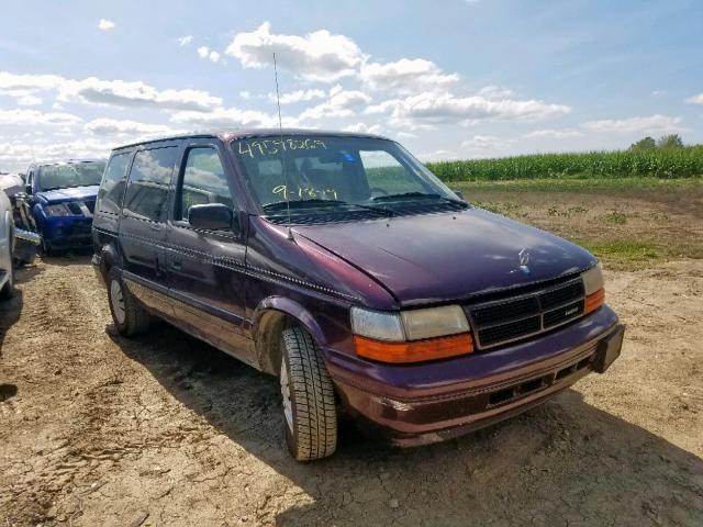 2B4GH45R5RR807118 - 1994 DODGE CARAVAN SE BURGUNDY photo 1