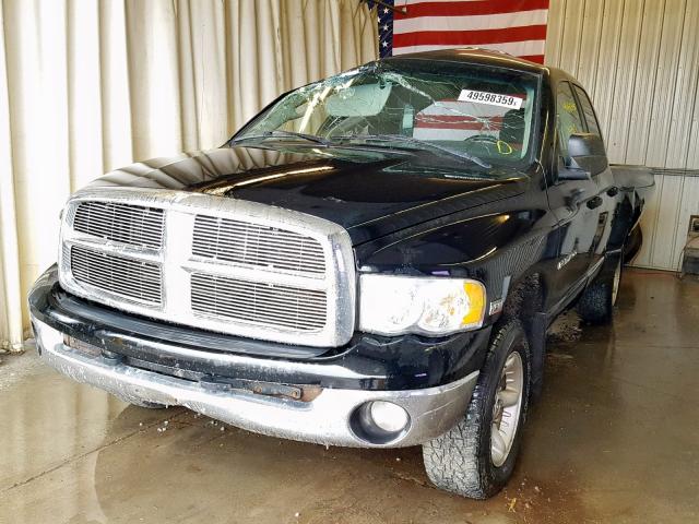 1D7HU18D63S273611 - 2003 DODGE RAM 1500 S BLACK photo 2