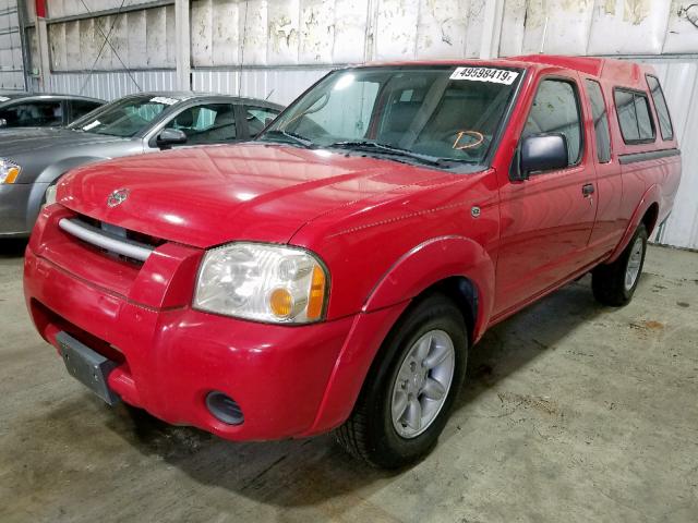 1N6DD26T63C430019 - 2003 NISSAN FRONTIER K RED photo 2