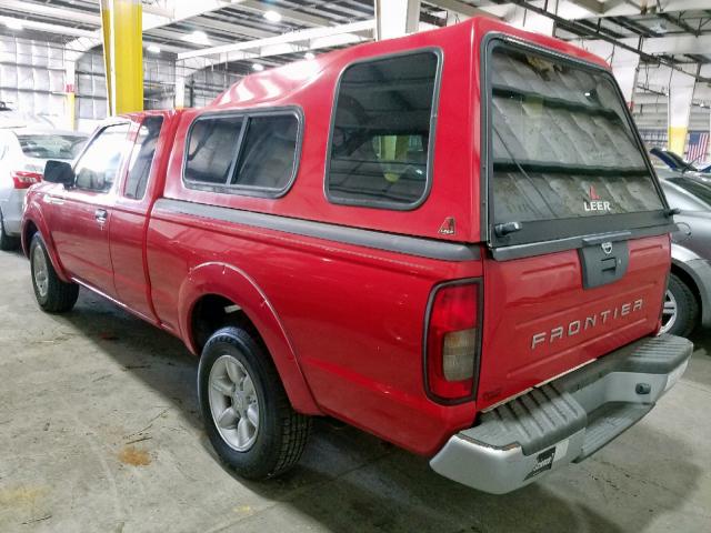 1N6DD26T63C430019 - 2003 NISSAN FRONTIER K RED photo 3