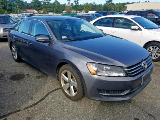 1VWBP7A33CC029739 - 2012 VOLKSWAGEN PASSAT SE GRAY photo 1