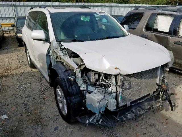 5TDBK3EH8BS050311 - 2011 TOYOTA HIGHLANDER WHITE photo 1