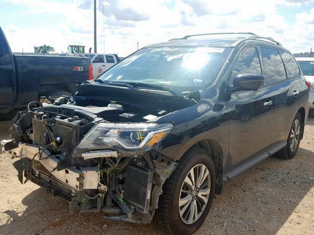 5N1DR2MN9HC613040 - 2017 NISSAN PATHFINDER BLACK photo 2