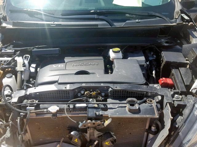 5N1DR2MN9HC613040 - 2017 NISSAN PATHFINDER BLACK photo 7