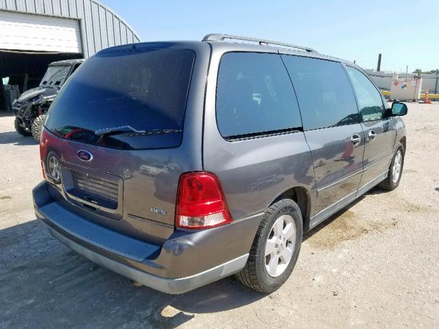 2FMZA57634BB24128 - 2004 FORD FREESTAR S GRAY photo 4