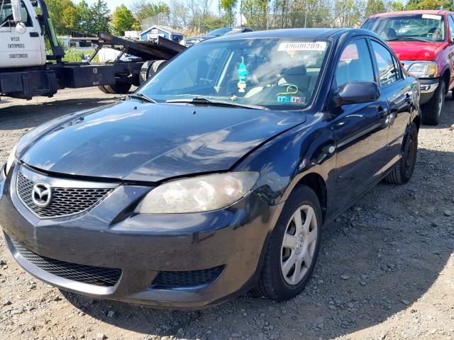 JM1BK32F161449714 - 2006 MAZDA 3 I BLACK photo 2