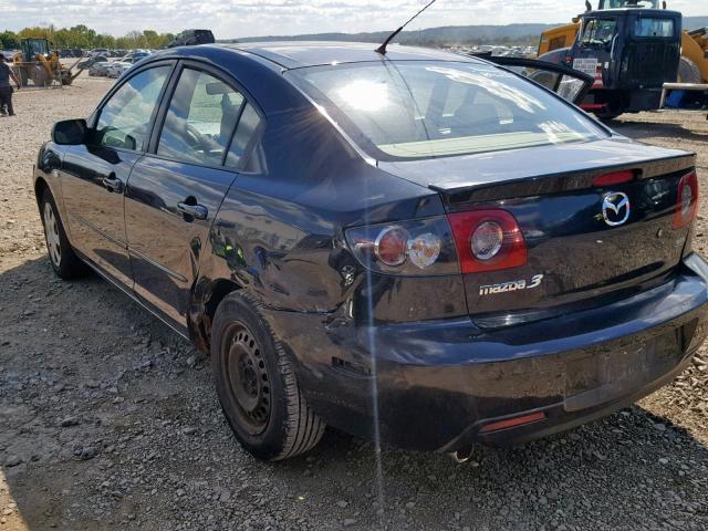 JM1BK32F161449714 - 2006 MAZDA 3 I BLACK photo 3