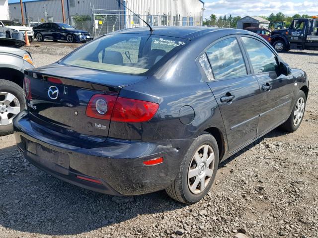 JM1BK32F161449714 - 2006 MAZDA 3 I BLACK photo 4