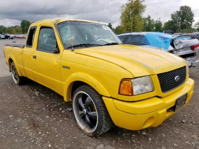 1FTYR14U71PA54660 - 2001 FORD RANGER SUP YELLOW photo 1