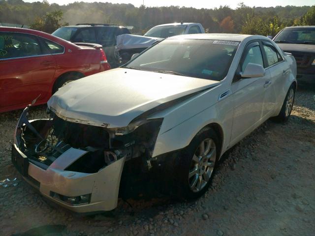 1G6DS57V190161693 - 2009 CADILLAC CTS HI FEA WHITE photo 2