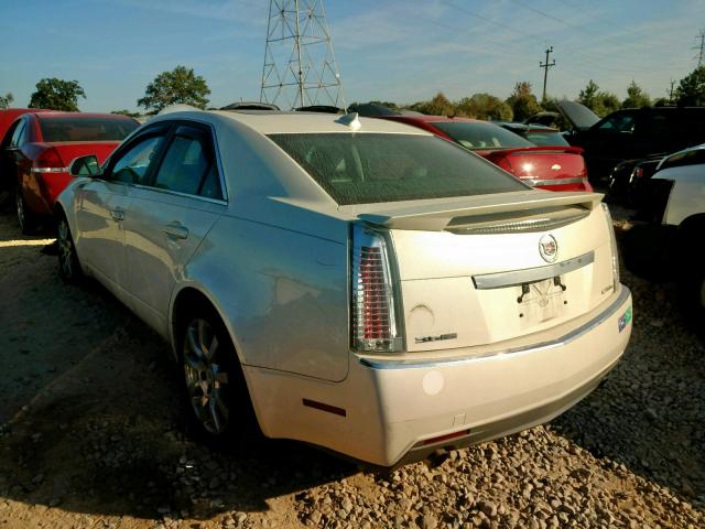 1G6DS57V190161693 - 2009 CADILLAC CTS HI FEA WHITE photo 3