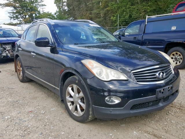 JNKAJ09F18M357165 - 2008 INFINITI EX35 BASE BLACK photo 1