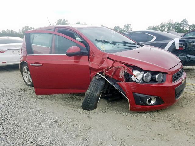 1G1JE6SH2C4144926 - 2012 CHEVROLET SONIC LTZ BURGUNDY photo 1