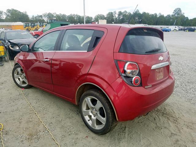 1G1JE6SH2C4144926 - 2012 CHEVROLET SONIC LTZ BURGUNDY photo 3