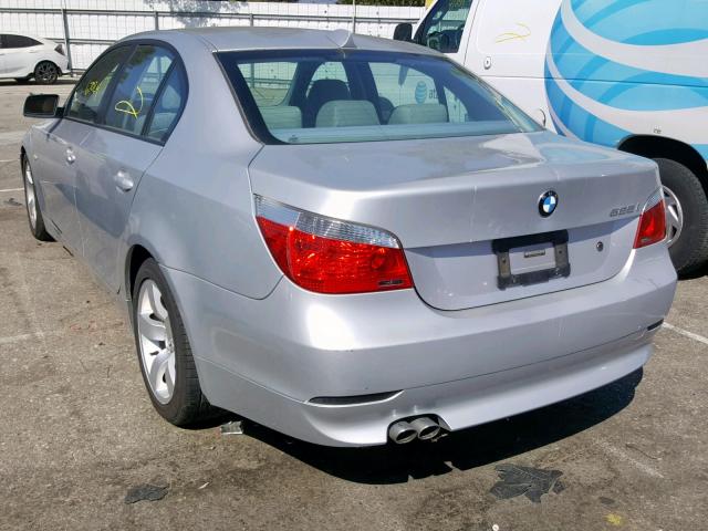 WBANA535X4B847509 - 2004 BMW 525 I SILVER photo 3