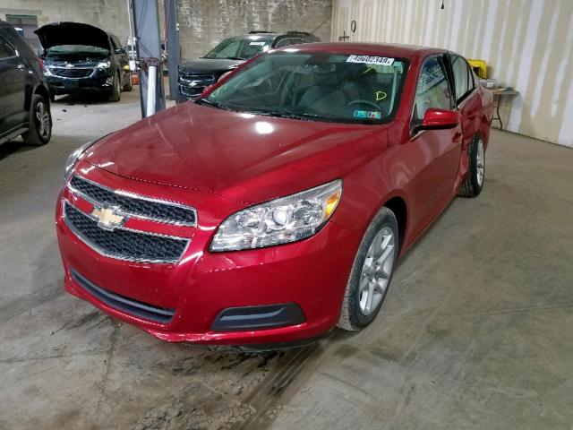 1G11D5RR9DF108278 - 2013 CHEVROLET MALIBU 1LT MAROON photo 2
