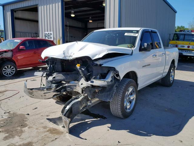 1C6RD7GP3CS233622 - 2012 DODGE RAM 1500 S WHITE photo 2