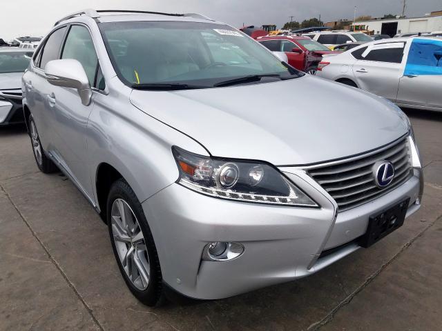 2T2ZB1BA9FC004054 - 2015 LEXUS RX 450H SILVER photo 1