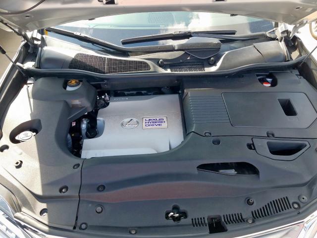 2T2ZB1BA9FC004054 - 2015 LEXUS RX 450H SILVER photo 7