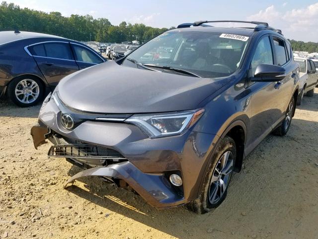 2T3WFREV9JW416241 - 2018 TOYOTA RAV4 ADVEN GRAY photo 2