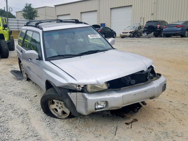 JF1SF65652H739835 - 2002 SUBARU FORESTER S SILVER photo 1