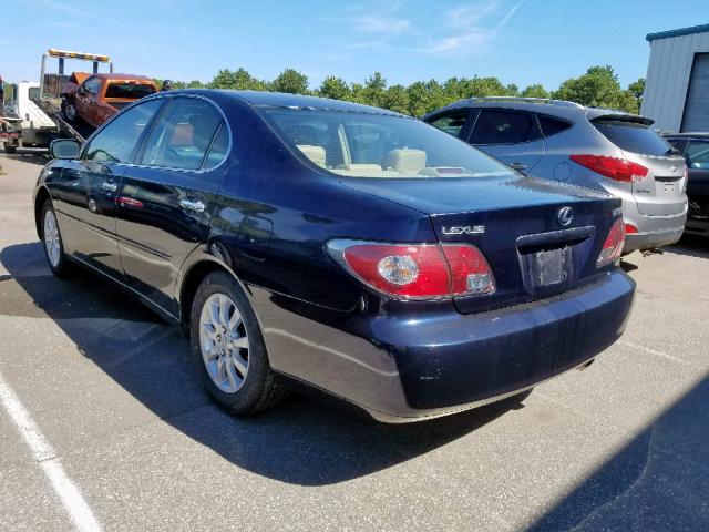 JTHBF30G920069082 - 2002 LEXUS ES 300 BLUE photo 3