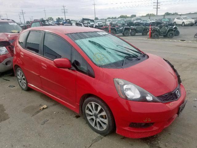 JHMGE8H54DC039367 - 2013 HONDA FIT SPORT RED photo 1