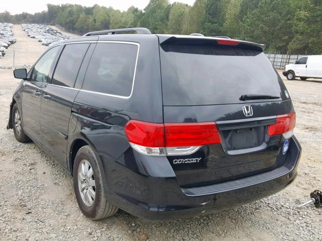 5FNRL38608B032114 - 2008 HONDA ODYSSEY EX BLACK photo 3