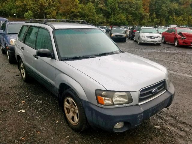 JF1SG63604H747148 - 2004 SUBARU FORESTER 2 SILVER photo 1