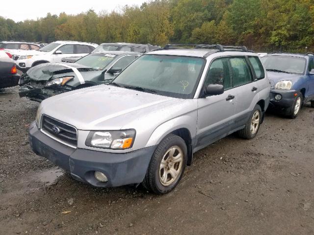 JF1SG63604H747148 - 2004 SUBARU FORESTER 2 SILVER photo 2
