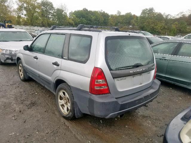 JF1SG63604H747148 - 2004 SUBARU FORESTER 2 SILVER photo 3
