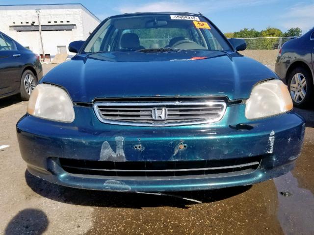 1HGEJ8648WL048110 - 1998 HONDA CIVIC EX GREEN photo 9