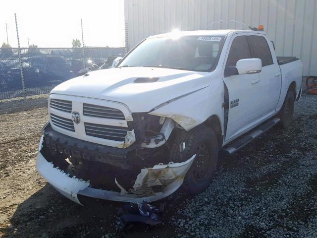 1C6RR7MT4FS506705 - 2015 RAM 1500 SPORT WHITE photo 2