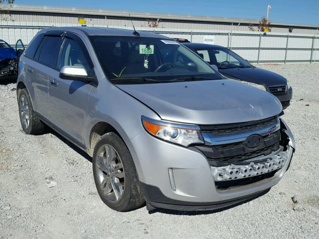 2FMDK3JC8BBB65197 - 2011 FORD EDGE SEL SILVER photo 1