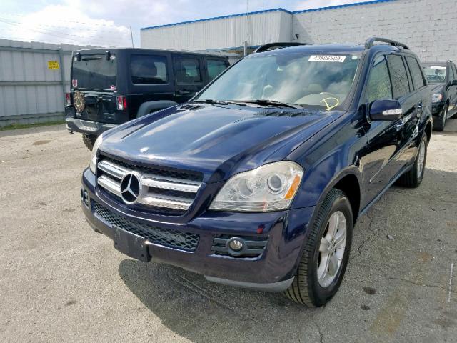 4JGBF71EX7A147789 - 2007 MERCEDES-BENZ GL 450 4MA BLUE photo 2