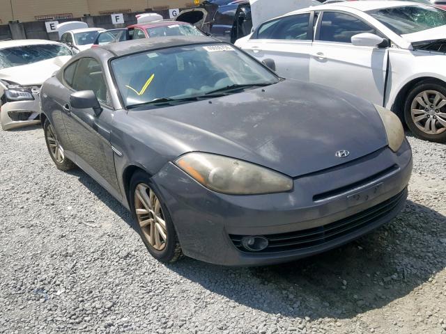 KMHHM66D87U258897 - 2007 HYUNDAI TIBURON GS GRAY photo 1