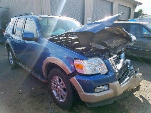 1FMEU74E39UA41653 - 2009 FORD EXPLORER E BLUE photo 1