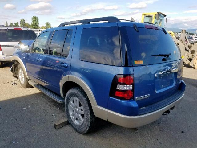 1FMEU74E39UA41653 - 2009 FORD EXPLORER E BLUE photo 3