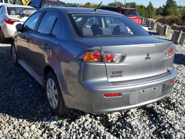 JA32U2FU5FU003432 - 2015 MITSUBISHI LANCER ES SILVER photo 3